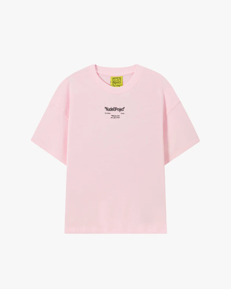 CALCULATOR TEE PINK