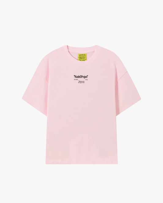 CALCULATOR TEE PINK