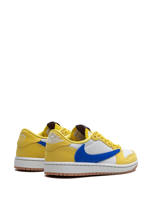 Air Jordan 1 Retro Low Canary x Travis Scott W