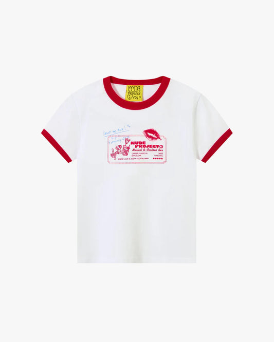 NAPKIN TEE WHITE